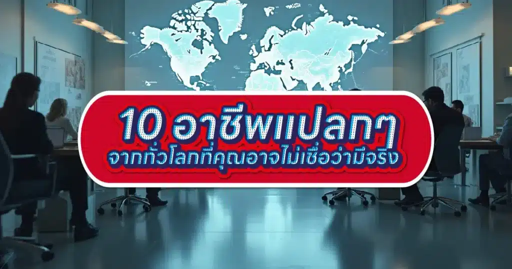 อาชีพแปลกๆ